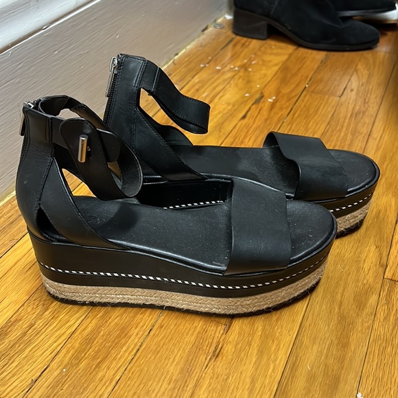 Franco Sarto woven espadrille platforms - Picture 2 of 3